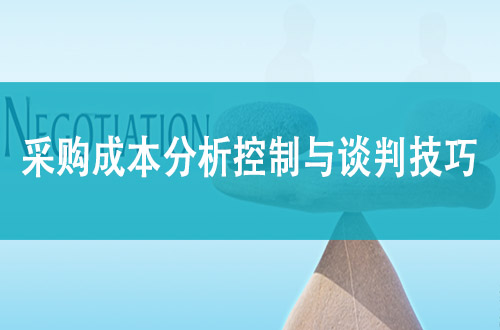 采购成本分析与谈判技巧